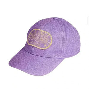 NWT Palm Angels x Missoni Heritage brand-embroidered nylon-blend cap hat Purple